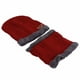 thumbnail image 2 of Gorro de invierno con máscara de poliéster rojo para mujer y hombre, 2 of 15