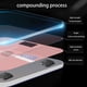 thumbnail image 4 of Báscula de baño digital, Báscula de cuerpo precisa, Pantalla LED iluminada, Diseño de esquinas redondeadas, Escala electrónica de temperatura, Carga USB - Rosa, 4 of 9