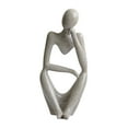 thumbnail image 3 of Abstract Statue Miniature Sculpture Figurines Decorative Abstract Figure Art for Style B, 3 of 9