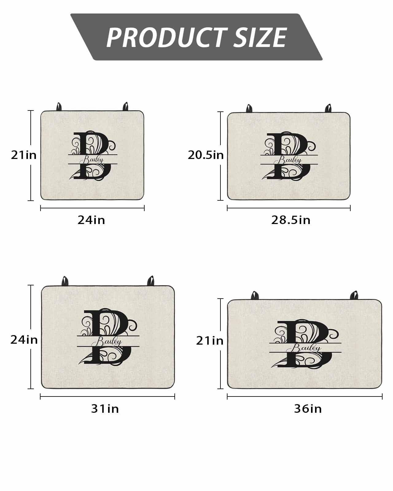 Stove Top Covers for Electric Stove, Letter B Glass Stovetop Cover Protector, Monogram Words Induction Cooktop Protector Oven Mat for Kitchen Countertop 36"x21"