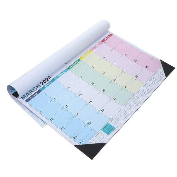 SEWOART Multipurpose 2024 Wall Calendar for Home Assorted Color Paper Metal