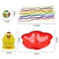 thumbnail image 2 of Balancing toy balancing toy toy balancing ball polluelo fideos palos juguetes niñas juguete chico s juguetes chico juguetes niño, 2 of 3