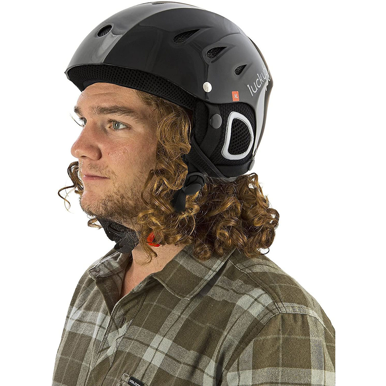 Lucky Bums Snow Sport Ski Helmet, Black, Large