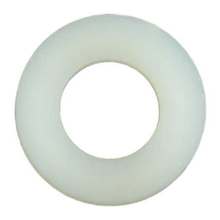

#10 x 13/64 x 3/8 x 1/16 Nylon Plastic Flat Washers