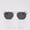 Silver frame gray piece, variant on Metal Frame Retro Flip Polarized Sunglasses for Men and Women, UV400 Protection, TAC Lenses, Vintage Style, Strong and Durable
