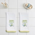 thumbnail image 3 of RITZ 100% Cotton Spring Hand Towels, Set of 2, Happy Camper, 3 of 6