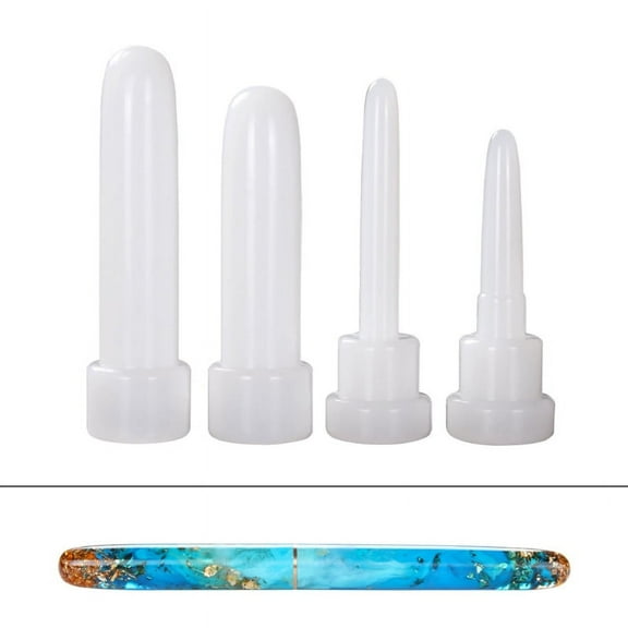 WINDLAND 1 Set Silicone Pen Molds Resin Mold Pen Style Pen Casting Mold Ballpoint Epoxy Casting Mold Fountain Pen Epoxy Mold