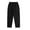 Black, variant on YTDSCS Kids Cotton Sweatpants for Boys Girls Soft Casual Closure Jogger Pants with Pockets 4-14Y Unisex Spring Summer Solid Colour Trousers for Teen