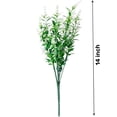 thumbnail image 6 of 8PCS Artificial Lavender Flowers Outdoor UV Resistant No Fade Fake Boxwood Faux Plastic Shrubs Plants for Garden Patio Porch Window Box Home Wedding Farmhouse Hanging Décor, 6 of 9