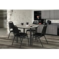 thumbnail image 2 of Kee 36in. Round Breakroom Table- Maple/ Black, 2 of 3
