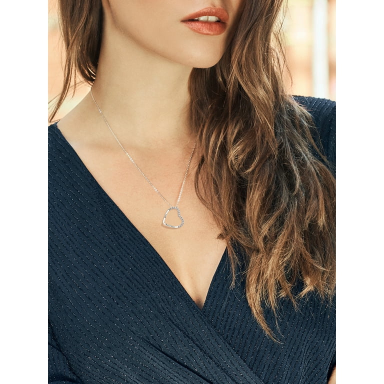 Gem Stone King 925 Sterling Silver White Created Sapphire `Forever