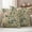 DarkGreen Red Beige, variant on Green Botanical Outdoor Waterproof Pillow Covers, Vintage Plant Flowers Garden Leaf Motifs Decorative Square Throw Pillowcase Sofa Cushion Sham for Patio/Couch/Chair, 16"x16" 2 Pack