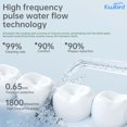 thumbnail image 2 of Water Flosser KIWIBIRD Mini para viajes con luz UVC de 230 ml, color morado, 2 of 9
