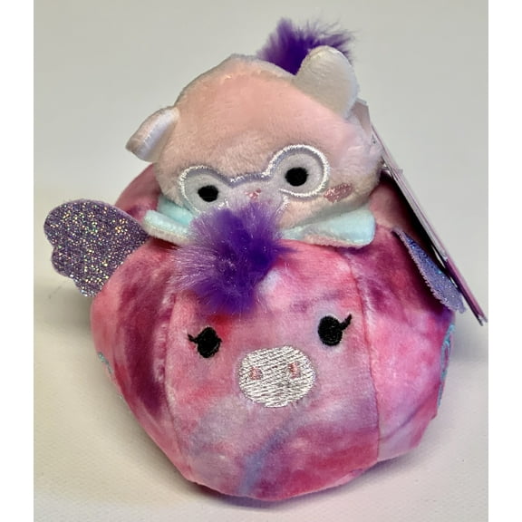 Fat Hair Squishville Mauve In Carriage Mini 3.5 inches