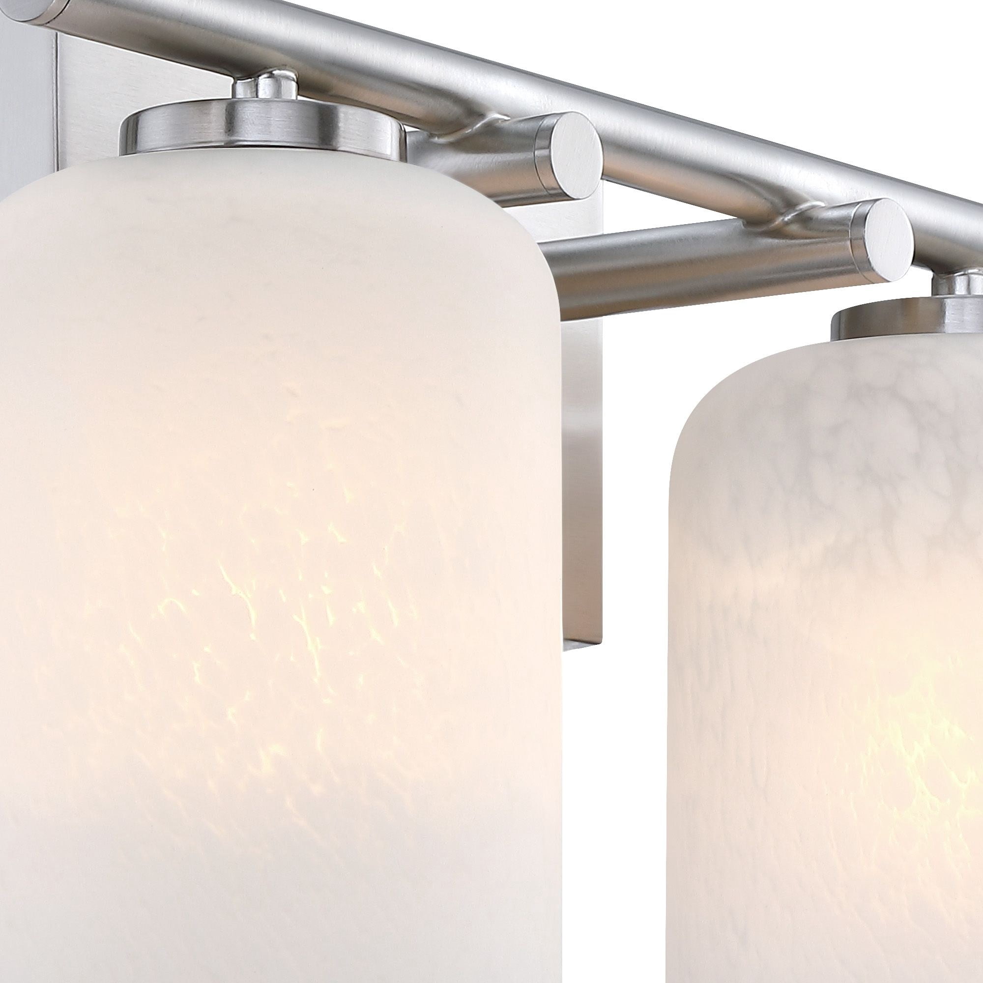 Bluestone Ridge 16 in. 2-Light Brushed Nickel Vanity Wall Light for Bathrooms
