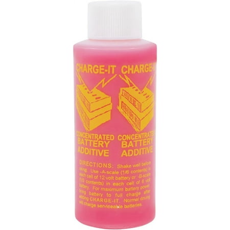 Solder-It Charge-It Battery Additive Heavy-Duty Concentrate (2 fl oz) | Battery Desulfator and Reactivator for Motorcycle, Golf Cart, Truck and Boat Batteries | Can Restore Charge to Dead Car Battery
