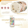 thumbnail image 5 of Yayeee Flameless Candles with Remote Flickering Battery Operated Multi Color Changing, Campfire Pattern, 5 of 7