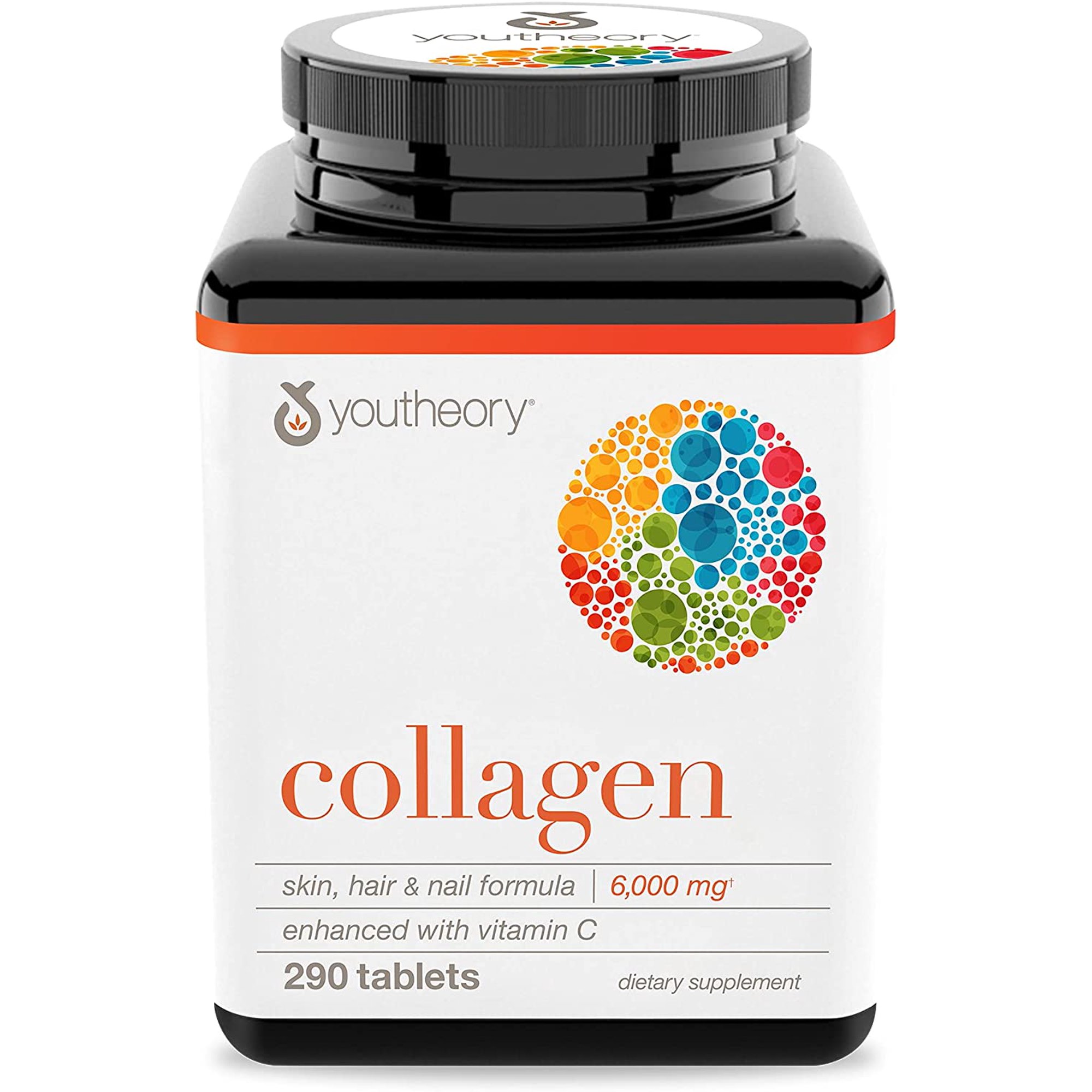 Youtheory, Collagen, 6,000 mg, 290 Tablets (Pack of 6)
