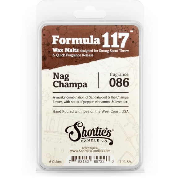 Nag Champa Wax Melts - Highly Scented   Natural Oils - Shortie's Candle Company