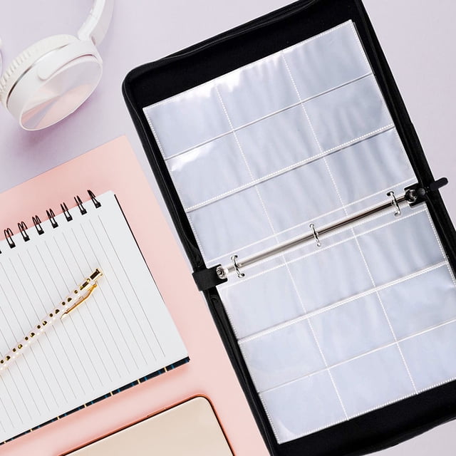 TABLZONE Card Storage Album Pu Game Card Binder With Transparent Sleeves For Easy Viewing And Present Giving