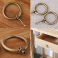 thumbnail image 7 of HDJNal 10 PCS 25mm Antique Brozne Drawer Pulls, Ring Pulls for Dresser Cabinet Pulls, Furniture Cabinet Handles Cabinet Pulls, Round Dresser and Drawer Handles, Knobs and Pulls, 7 of 7