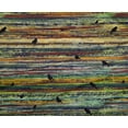 thumbnail image 4 of oneOone Polyester Lycra Light Green Fabric Bird & Stripe Texture Craft Projects Decor Fabric Printed By The Yard 56 Inch Wide, 4 of 4
