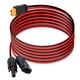 thumbnail image 4 of 12AWG 6M Hembra Cable de Extensión Conector Rápido para Auto RV Motocicleta Panel Solar Cable de Carga de la Batería, 4 of 5