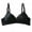 Noir, variante sur Soutien-gorge pour Femme, Sans Armature, sous-Vêtements Unis, Soutien-Gorge une Pièce, Quotidien, Petit Bonnet, sous-Vêtements