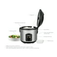 thumbnail image 5 of Salton 8 Cup Jar Style Automatic Rice Cooker with Food Steaming Basket, Measuring Cup & Spatula, Removable Non-Stick Cooking Bowl (RC2027), 5 of 6
