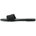 thumbnail image 3 of Journee Womens Sawyerr Dual Braided Band Flat Sandals, Widths Available, 3 of 9