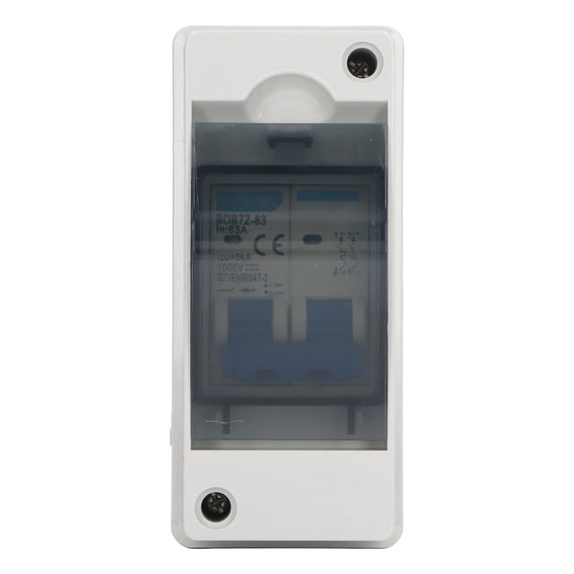 Interruptor De Desconexión Solar Fotovoltaico, IP65 Impermeable 63A 1000V PV DC Interruptor Amplia Aplicación Con Caja De Distribución Para RV