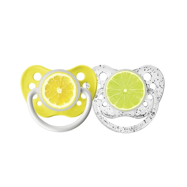 Download Ulubulu Lemon Lime Pacifiers 6 18 Months 2 Pack Walmart Com Walmart Com