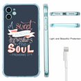 thumbnail image 5 of Proverbs 27:9 ,Bible Verse Case for iPhone 12 ,Aesthetic Art Design Pattern TPU Shock Proof Cover Case, 5 of 5