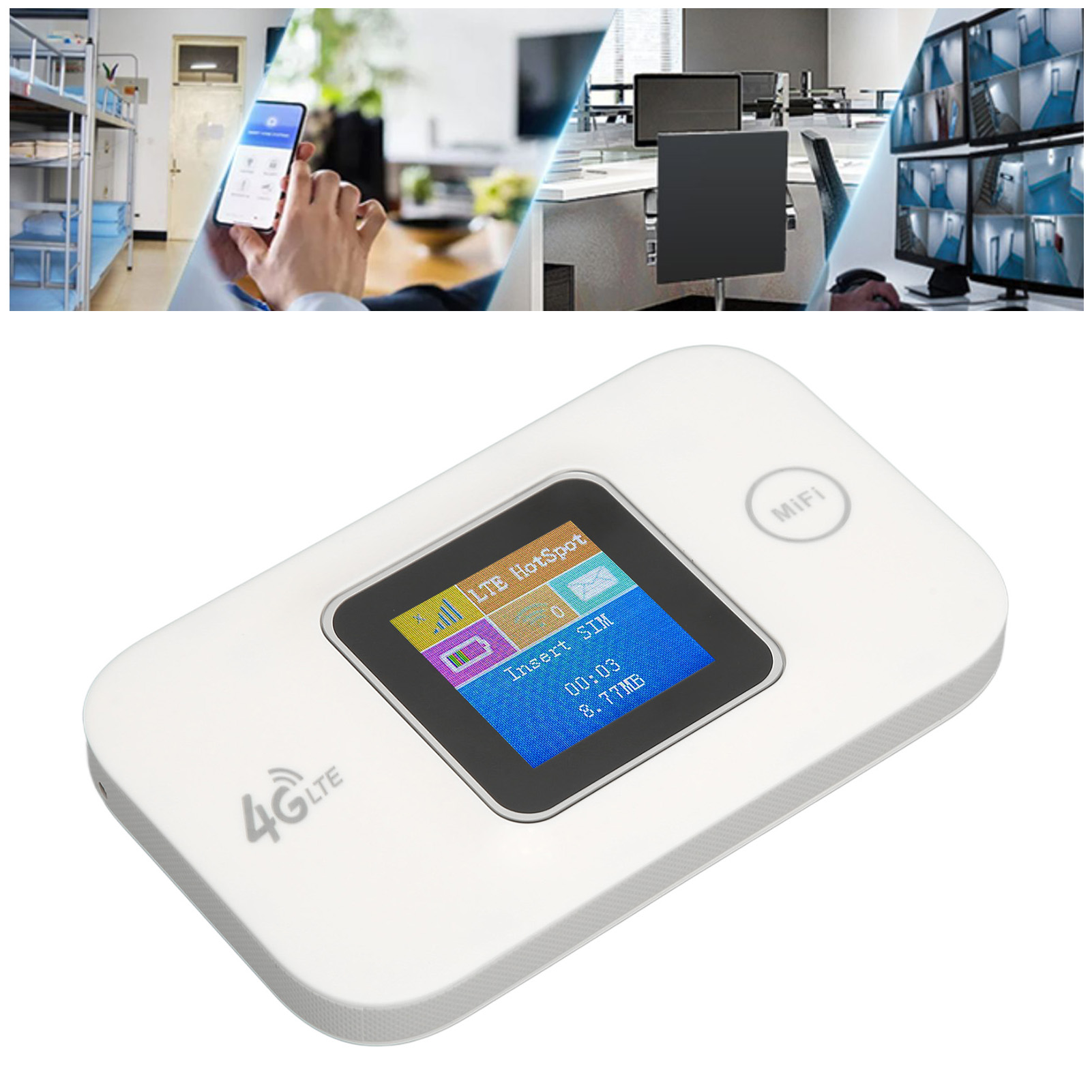 Buy Portable WiFi Hotspot, Mobile WiFi Hotspot White 3G 4G High Speed