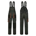 thumbnail image 2 of oqasdz Pants for Men Denim Bib Overalls Fit Workwear with Adjustable Straps and Convenient Pockets Trousers, 2 of 7