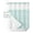 Cambridge blue, variant on No Hook Shower Curtain with Snap in Liner, Farmhouse Gray White Stripe Hotel Shower Curtains for Bathroom, Washable Shower Curtain Liner Set with Mesh Top Window, 36"x72"