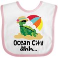 thumbnail image 3 of Inktastic Ocean City Maryland Boys or Girls Baby Bib, 3 of 4