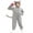 Gray, variant on Hotiary 3-10T Kids Halloween Hooded Jumpsuits Cat Costume Girls Boys Animal Cosplay Party Zipper Romper with Gloves