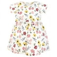 thumbnail image 3 of Hudson Baby Girls Cotton Dresses, Soft Painted Floral, 0-3 Months, 3 of 4