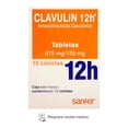 thumbnail image 3 of Clavulin Amoxicilina 875 mg / Ácido Clavulánico 125 mg 10 tabletas, 3 of 3