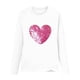 thumbnail image 4 of Blusas y camisas de manga larga con cuello redondo para niños Camisas de manga larga con estampado en forma de corazón Blusas casuales elegantes con cuello redondo Ropa Camisas de cuello redondo para, 4 of 5