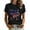 D1-Black194, variant on Women's America 250th Anniversary USA T-Shirt Rhinestone USA Flag Graphic Top American 1776-2026 250th Birthday Independence Day Tee