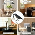 thumbnail image 5 of Homchum Raven Table Lamp, Crow Bird Resin Desk Lamp for Bedroom Living Room Decor, Black, 2 Pack, 5 of 8
