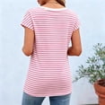 thumbnail image 5 of Jerdar Women's 2026 Spring Vest Tops Cap Sleeve Striped Shirt Knit Tank Top Summer Beach Vacation Clothe XXXL, 5 of 5