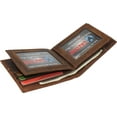 thumbnail image 6 of CAZORO Large Bifold Double ID Window Wallet RFID blocking Vintage Leather Wallets For Men Black, 6 of 8