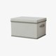 thumbnail image 2 of Ganfancp Cubierta de Tela Mundo Rayas Azules Ropa Caja de Almacenamiento de Ropa para Organizar El Hogar Caja de Artefactos Cesta Caja de Almacenamiento de Juguetes Liquidación 1* Caja para Guardar R, 2 of 2