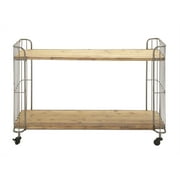 Multi-Purpose Metal Wood Roll Cart