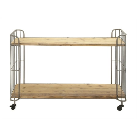 Multi-Purpose Metal Wood Roll Cart