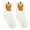 White, variant on Cute Cat Dog Socks with Balls Funny Animal Socks for Women Novelty 3D Cotton Crew Sock with Plush Pompoms