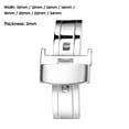 thumbnail image 6 of Joernso Watch Buckle Universal Stainless Steel Men Women Double Push Button Butterfly Watch Strap Folding Clasp for Watchmaker, 6 of 8